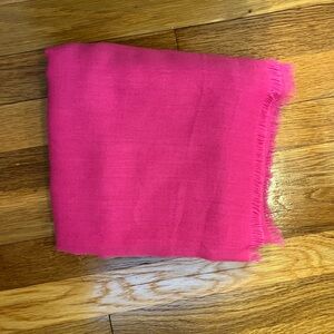 GAP hot pink travel scarf